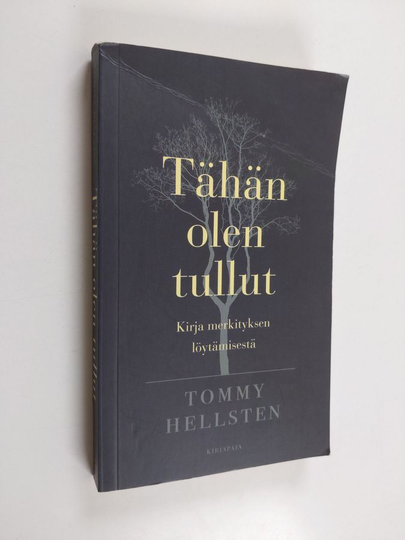 Tommy Hellsten : Tähän olen tullut : kirja merkityksen löytämisestä