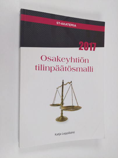 Osakeyhtiön tilinpäätösmalli 2017