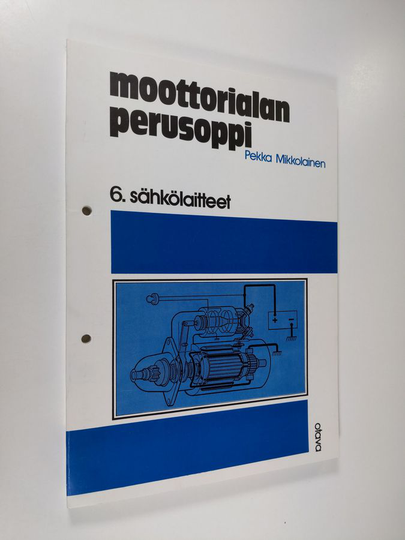 Moottorialan perusoppi 6: sähkölaitteet