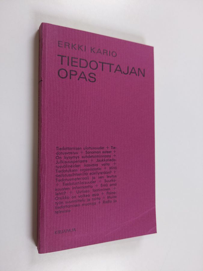 Erkki Kario : Tiedottajan opas