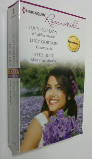 Lucy ; Rice Gordon : Rinaldon omaksi ; Ginon perhe ; mies uima-altaalla