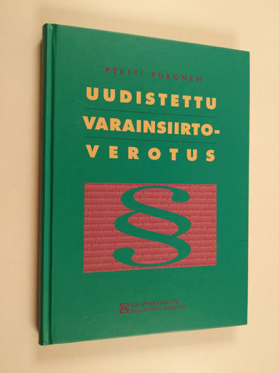 Pertti Puronen : Uudistettu varainsiirtoverotus