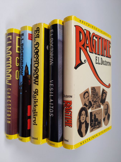 E. L. Doctorow : Doctorow-paketti (5 kirjaa) : Ragtime ; Maailmannäyttely ; Gangsterin oppipoika ; Vesilaitos ; Kuikkajärvi