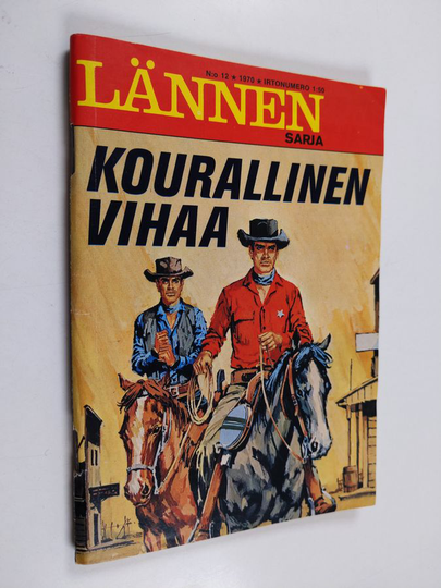 Johnny Nelson : Lännensarja 12/1970 : Kourallinen vihaa