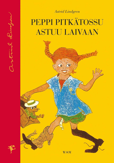 Peppi Pitkätossu Astuu Laivaan Kirja