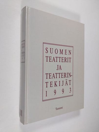 Riitta ym. Seppälä (toim.) : Suomen teatterit ja teatterintekijät 1993 : yhteisö- ja henkilöhakemisto