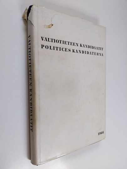 Valtiotieteen kandidaatit = Politices kandidaterna : 1966