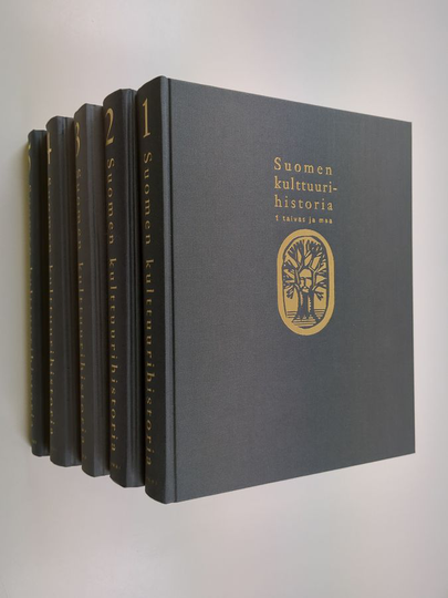 Laura Kolbe ym. : Suomen kulttuurihistoria 1-5 : Taivas ja maa ; Tunne ja tieto ; Oma maa ja maailma ; Koti, kylä ja kaupunki ; Viisisataa ...