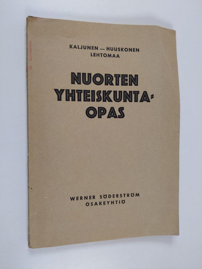 Aatto Kaljunen : Nuorten yhteiskuntaopas