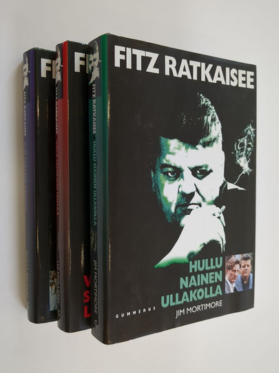 Jim Mortimore : Fitz ratkaisee setti 3 kirjaa : Hullu nainen ullakolla ; Vielä sopulikin lentää ; Kun taas sua kaipaan