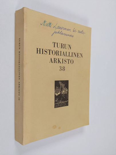 Turun historiallinen arkisto 38