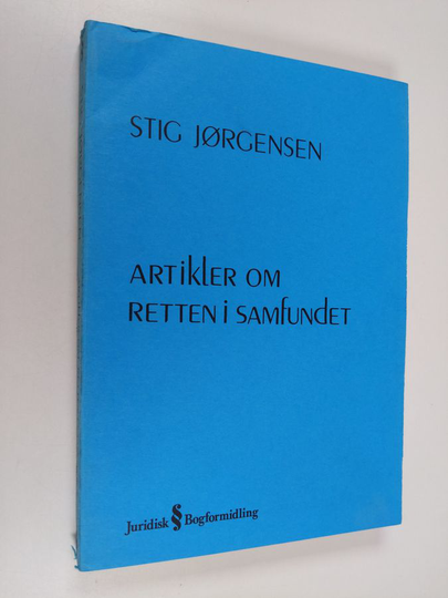 Stig Jorgensen : Artikler om retten i samfundet