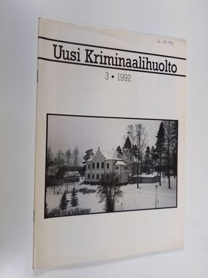 Uusi Kriminaalihuolto 3/1992