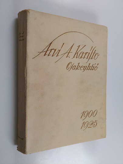Arvi A. Karisto Osakeyhtiö 1900-1925