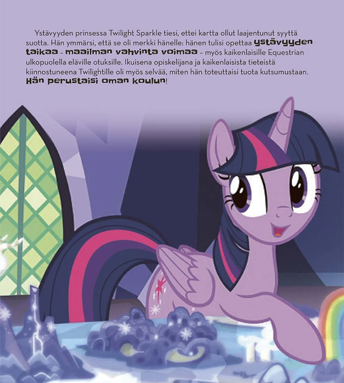 My Little Pony Oppihuolia Tarinakuvakirja