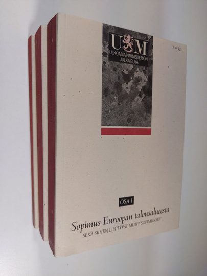 Sopimus Euroopan talousalueesta sekä siihen liittyvät muut sopimukset 1-3