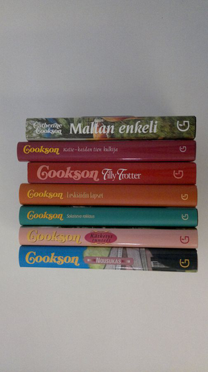 Catherine Cookson : Cookson -paketti (7 kirjaa) : Katie - Kaidan tien kulkija ; Tilly Trotter ; Leskiäidin lapset ; Sokaiseva rakkaus ; Kätketyt ...