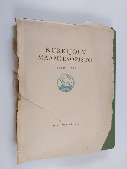 Kurkijoen maamiesopisto 1910 - 35