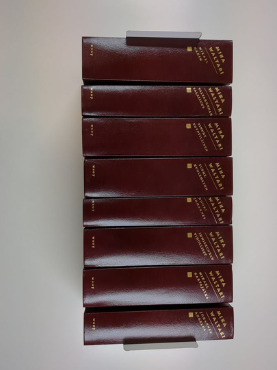 Mika Waltari : HIstorialliset romaanit 1-8 : Sinuhe, egyptiläinen ; Valtakunnan salaisuus ; Ihmiskunnan viholliset ; Turms, kuolematon ; Mikael ...