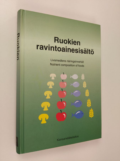 Ruokien ravintoainesisältö = Livsmedlens näringsinnehåll = Nutrient composition of foods