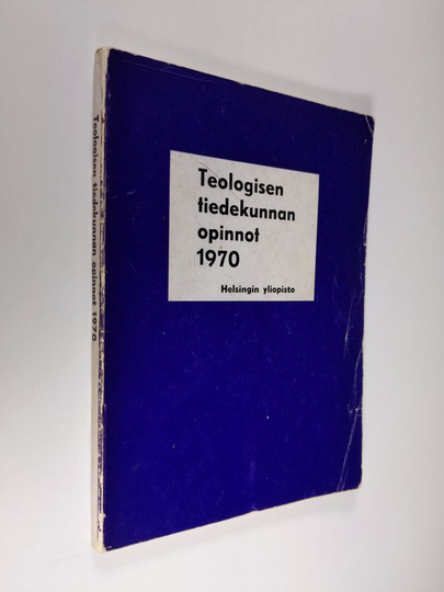 Teologisen tiedekunnan opinnot 1970