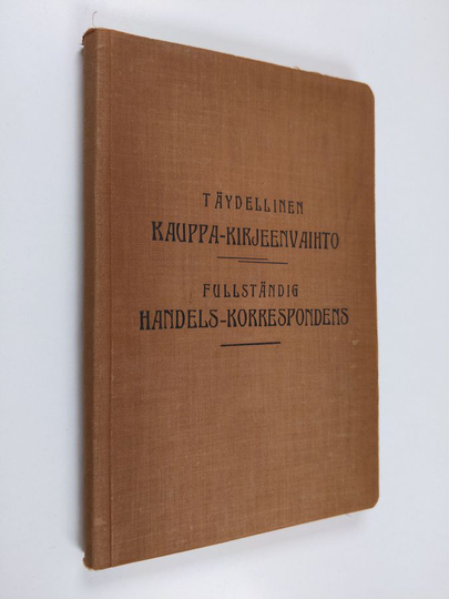 Täydellinen suomalainen ja ruotsalainen kauppa-kirjeenvaihto