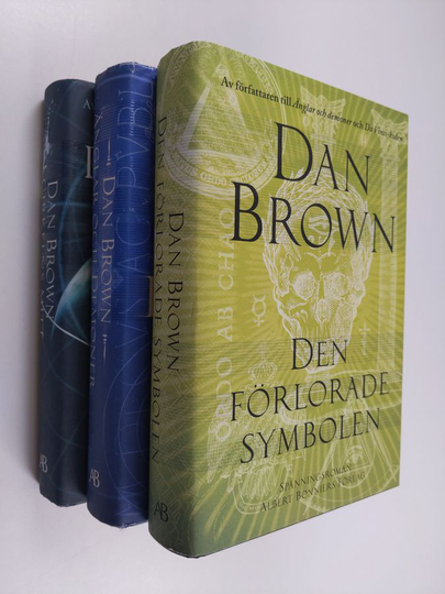 Dan Brown : Dan Brown-paketti (3-kirjaa) : I Cirkelns Mitt ; Den Förlorade Symbolen ; Änglar och Demoner