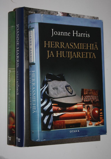 Joanne Harris : Harris - paketti : Herrasmiehiä ja huijareita ; Persikoiden aika ; Sinisilmä