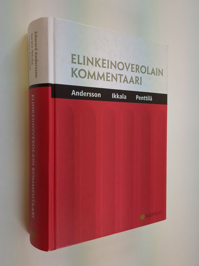 Edward Andersson : Elinkeinoverolain kommentaari