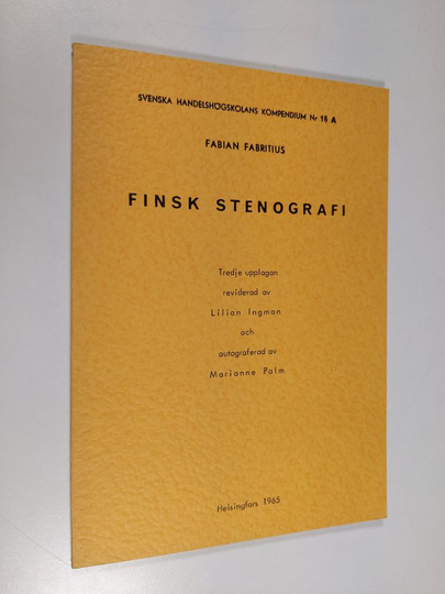 Finsk stenografi