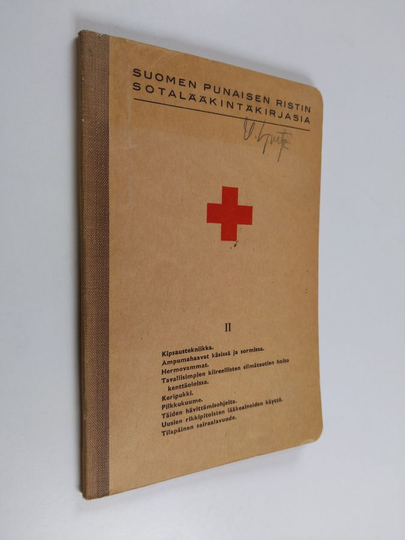 Suomen punaisen ristin sotalääkintäkirjasia 2