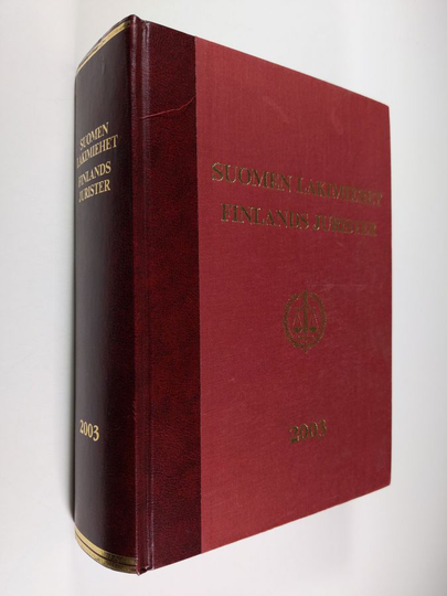 Petri ym. Laurila (toim.) : Suomen lakimiehet 2003 = Finlands jurister 2003