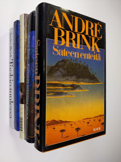 Andre Brink : Andre Brink-paketti (5 kirjaa) : Poikkeustiloja ; Tuokio tuulessa ; Sateen enteitä ; Kun vielä muistan ; Kovan valon maa