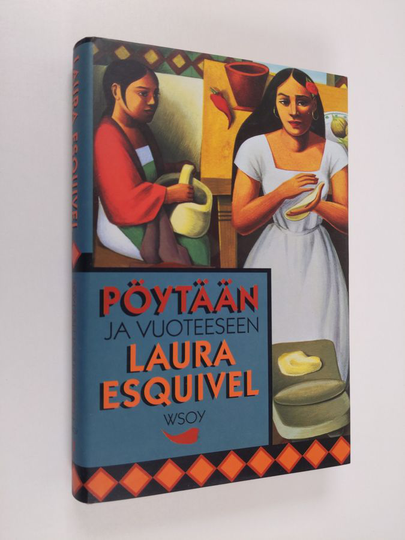 Laura Esquivel : Pöytään ja vuoteeseen : jatkokertomus kuukausi kuukaudelta : mukana rakkautta, ruokaohjeita ja kotoisia parannuskeinoja
