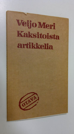 Veijo Meri : Kaksitoista artikkelia