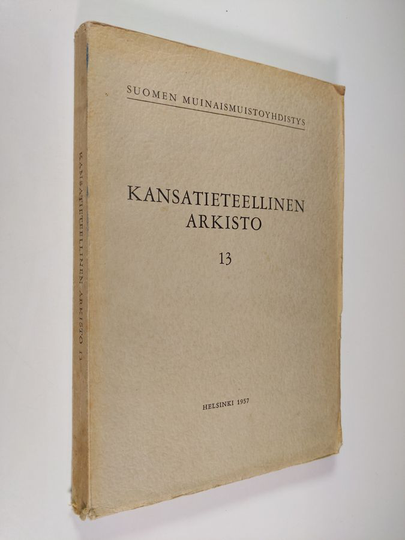 Kansatieteellinen arkisto 13