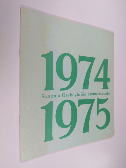 Maija-Liisa Vuorenmaa : Sanoma osakeyhtiön ammattikoulu 1974-1975