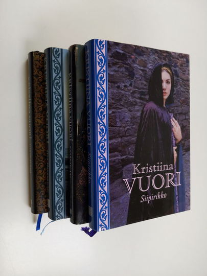 Kristiina Vuori : Kristiina Vuori-paketti (4-kirjaa) : Disa Hannuntytär ; Siipirikko ; Kaarnatuuli ; Elinan surma