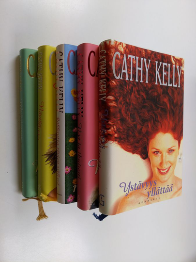 Cathy Kelly : Cathy Kelly -paketti (5 kirjaa) : Rakkautta rivien välissä ; Mitä nainen haluaa ; Nyt ja ikuisesti ; Näytön paikka ; Ystävyys yllättää