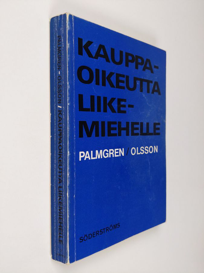 Gunnar Palmgren : Kauppaoikeutta liikemiehille
